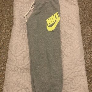 Nike crop sweatpants